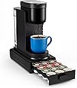 EVERIE Coffee Pod Organizer Drawer for Keurig K-Cup Pods, Holds 18 Pods - Compact, Easy-Access Design with Smooth Glide, Ideal for Small Spaces and Coffee Machines