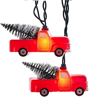 Kurt S. Adler UL 10 Red Pickup Truck Light Set, 144-Inches
