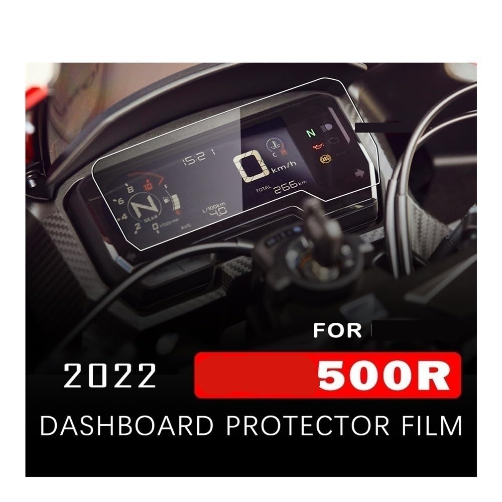 Per CBR 500R CB500F CB500X TFT2022 Per Moto Accessori Trasparente Anti-riflesso Cruscotto Pellicola Della Protezione Dello Schermo Film sullo strumento della motocicletta(4 SETS)