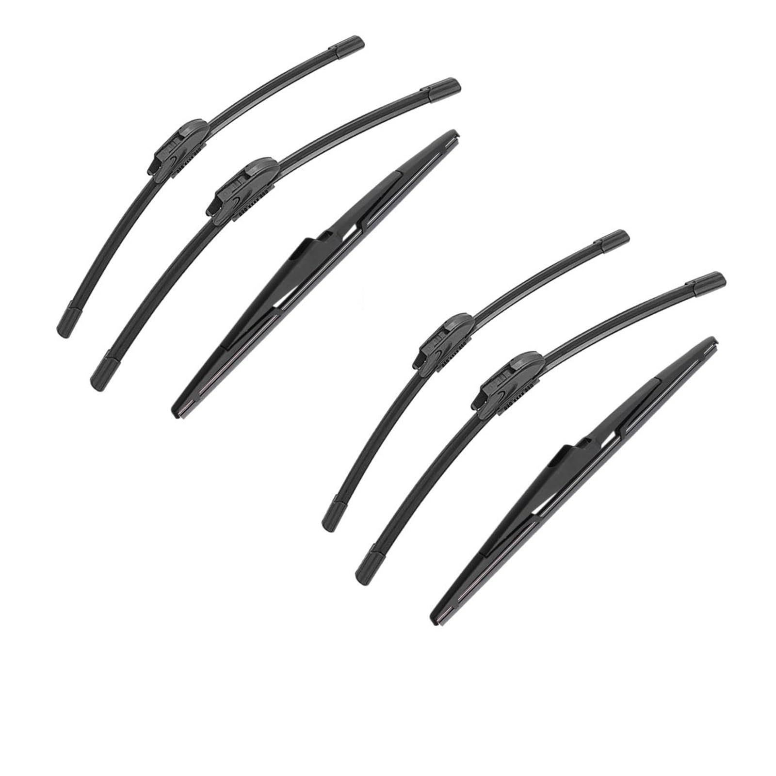 Tergilunotto Rear 1 2 3 4 6 Pezzi Spazzole Tergicristallo Anteriori E Posteriori Per Auto Per Hyundai Per Santa Fe DM 2012 2013 2014-2017 Tergicristallo(6 Piece)