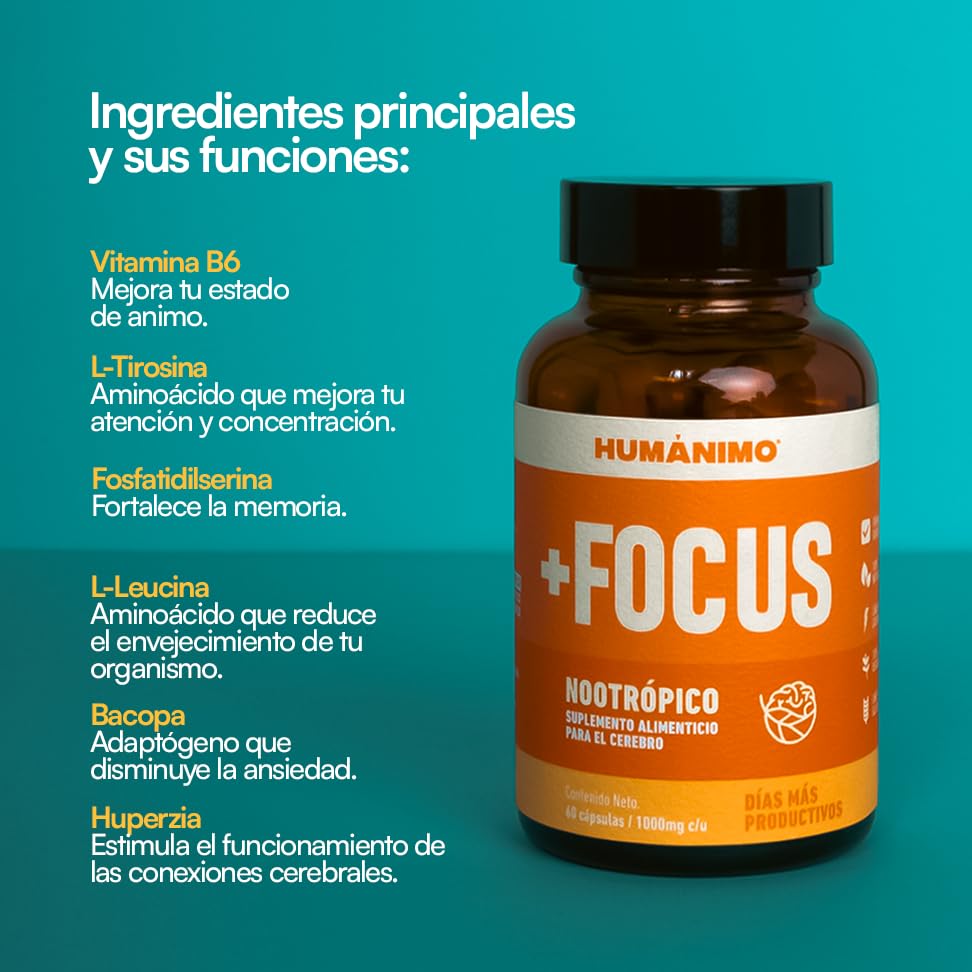 Productos Para La Memoria, pastillas para el cerebro vitaminas Marca HUMÁNIMO (3)
