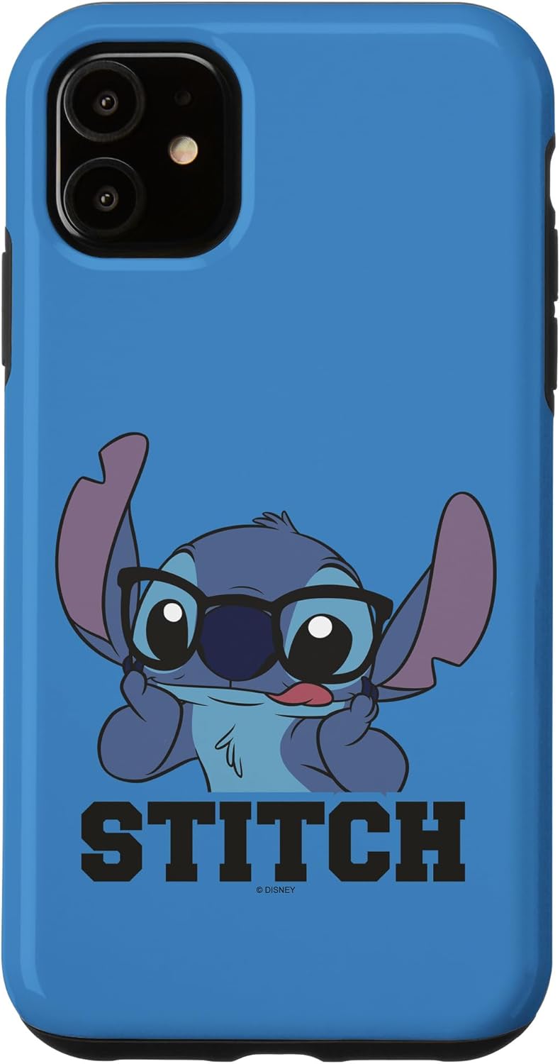 Disney Lilo & Stitch Nerdy Stitch Portrait Case for iPhone 12 mini