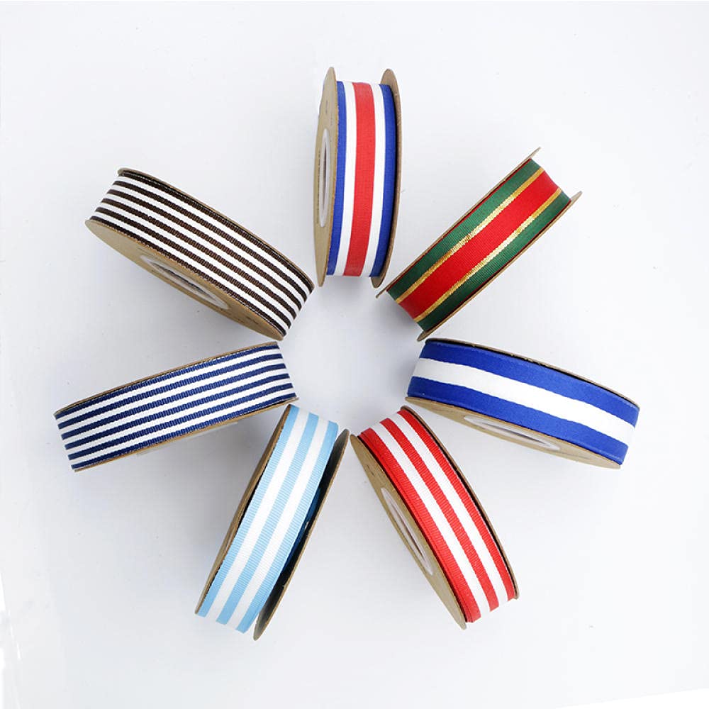 Ribbons For Gift Wrapping Ribbon For Fabric Satin Ribbons 2.5 Cm Pasiasty Szczur Kolor Poliester Wstążka Dekoracje Dekoracyjne Opakowania Kwiatowe Satyna Satynowa Wstążka Nici-Czerwony