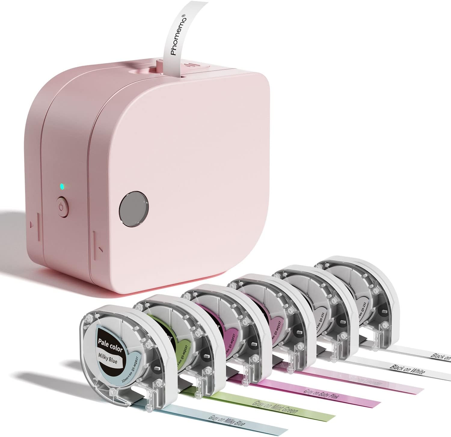 Phomemo Label Printer P12 Label Maker with Tape, Label