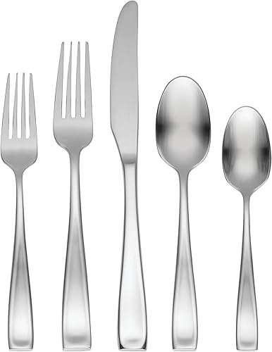 ONEIDA Satin Moda - Juego de cubiertos de 75 piezas, 75 unidades, metálico