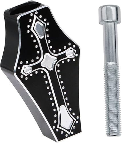 Palanca de cambios para motocicleta, palanca de cambios estilo cruzado, clavijas de pie CNC compatibles con Harley Davidson Sportster Touring