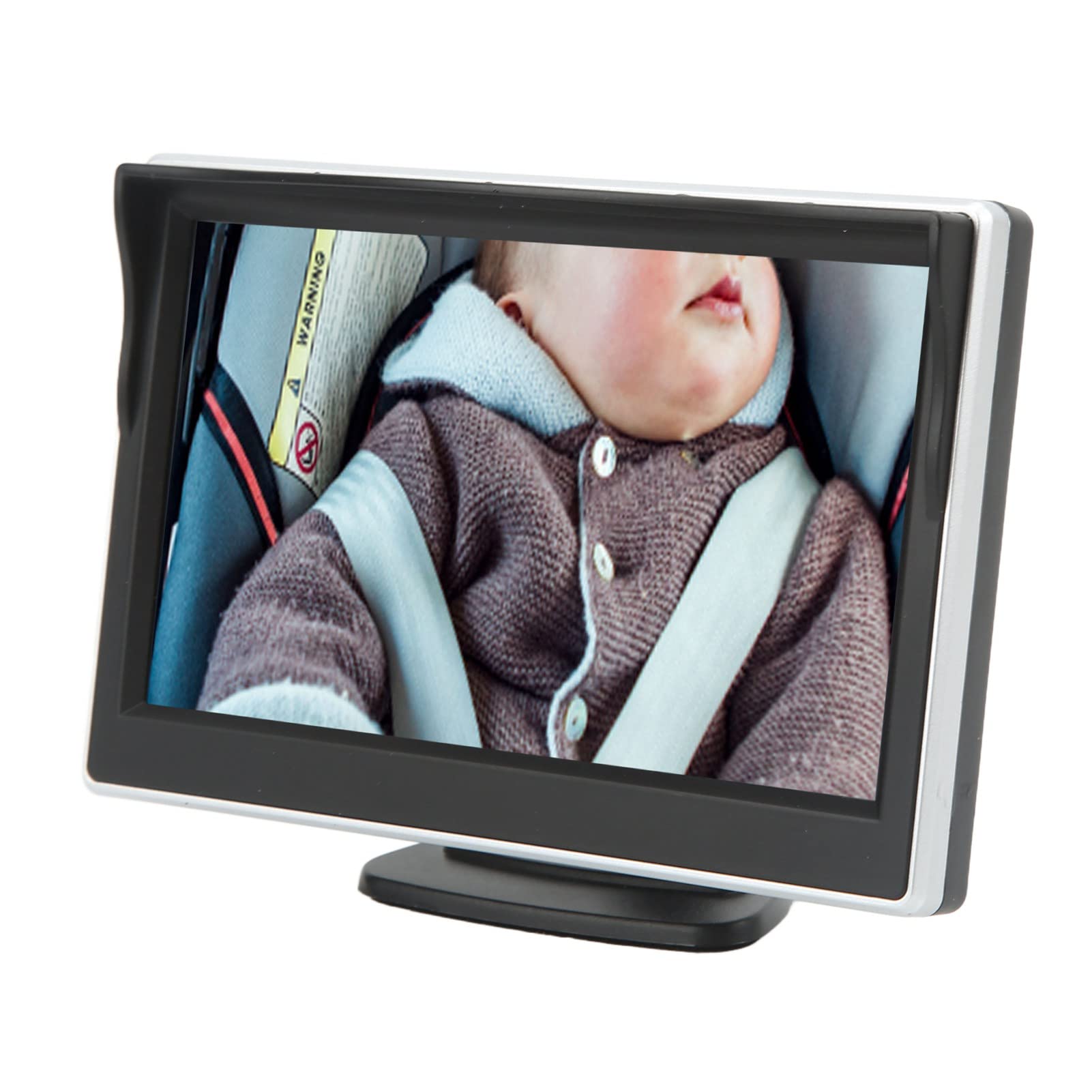 Rétroviseur bébé Torvex pour Voiture, caméra de recul 5 Pouces HD 800 RGB avec Vision Nocturne et Objectif Rotatif à 120°, pour siège arrière.