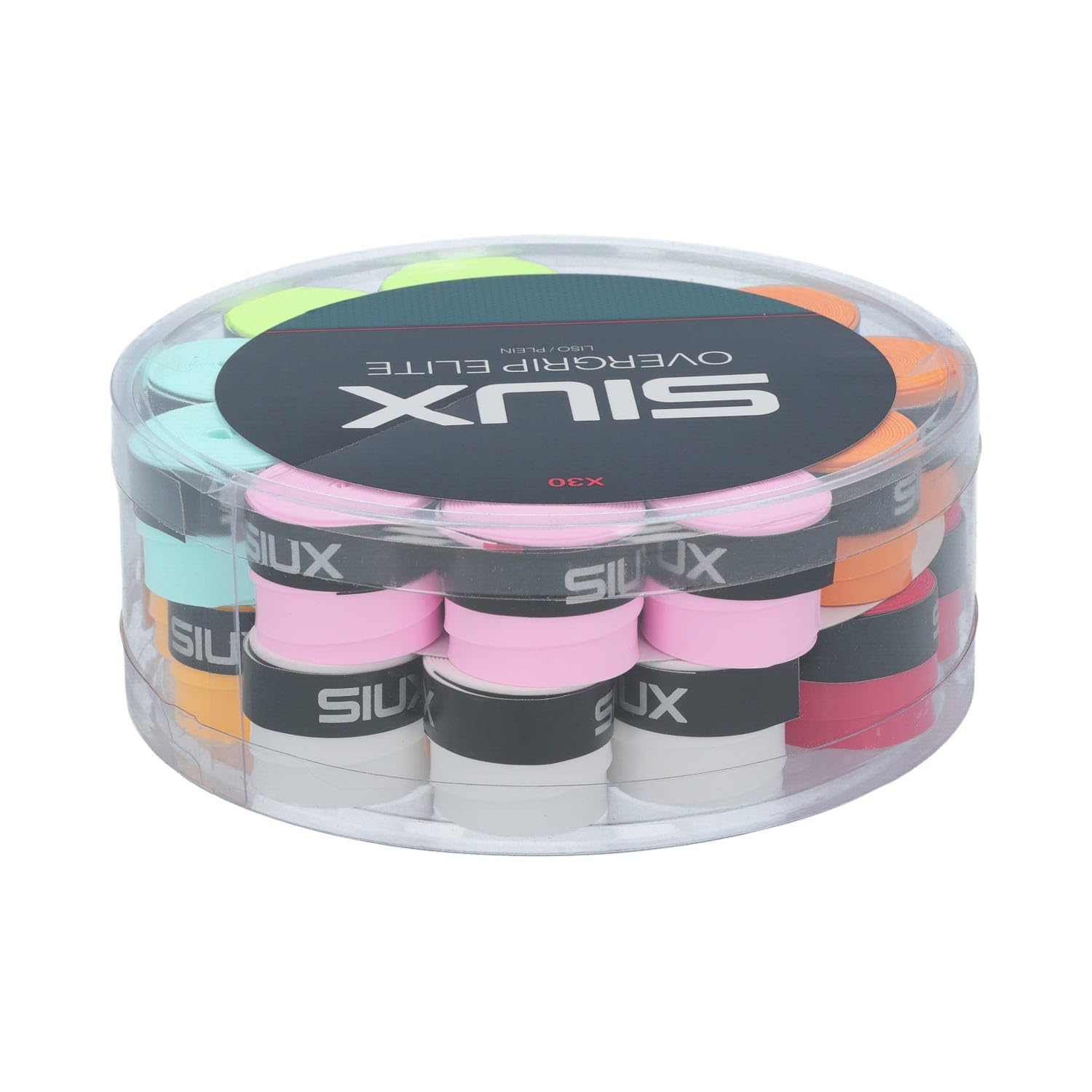 Cubo 30 Uds Overgrip Siux Elite Multicolor