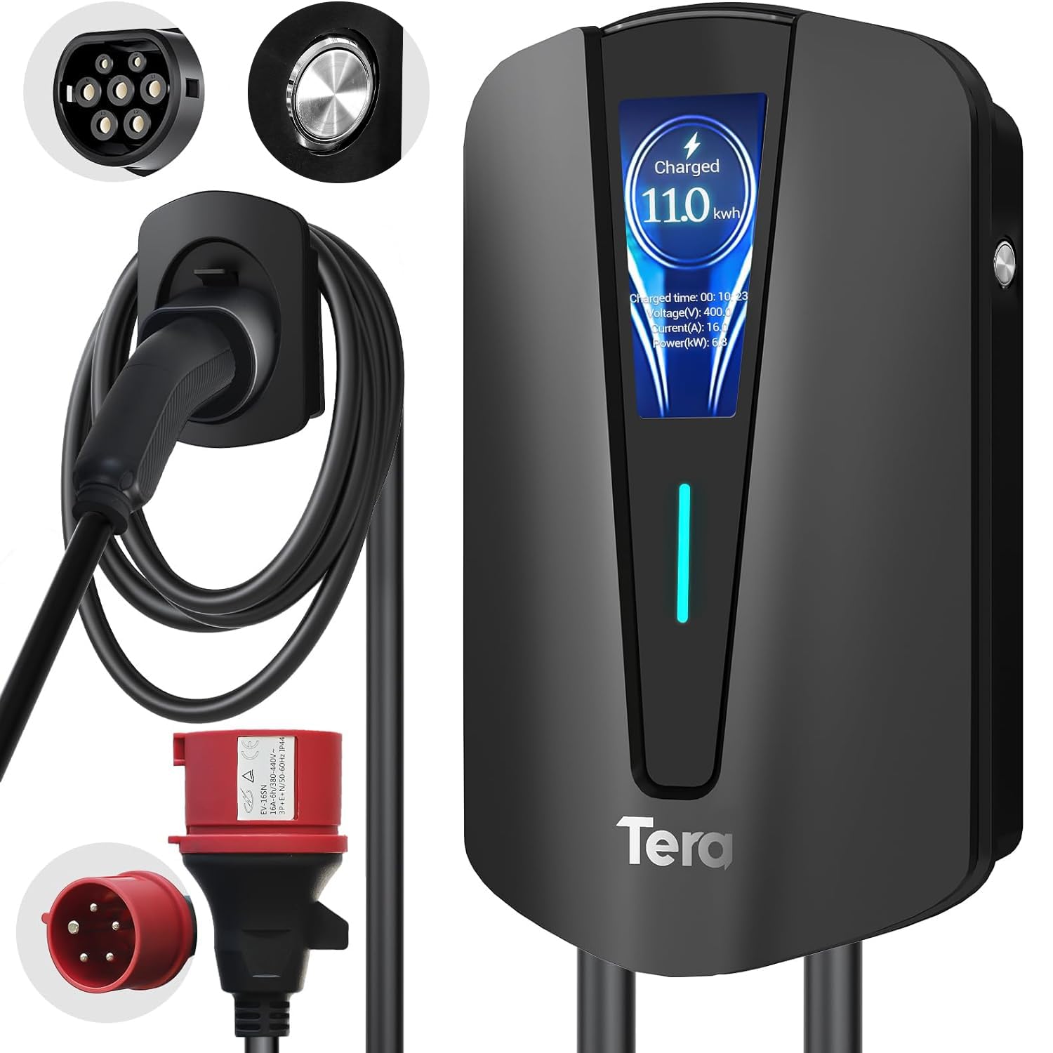 Level 2 Ev Charger TERA Portable EV Charger - Level 1 & 2