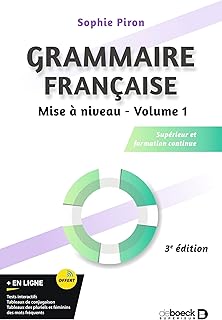 Grammaire française - Mise à niveau (vol. 1): Supérieur et formation continue
