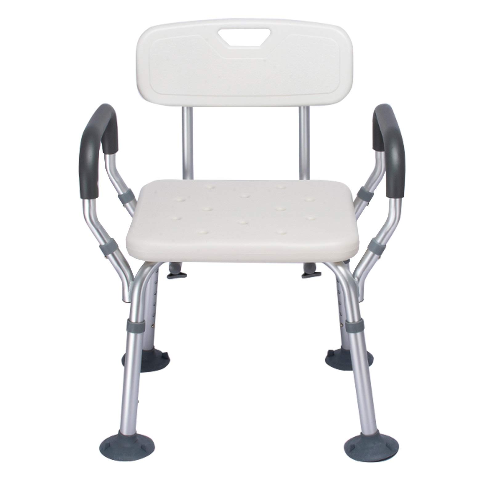 Silla de Ducha for bañera, Ducha Compacto Asiento Banco Stool Ligero Bañera con Asiento Antideslizante Assist, Silla de Ducha Ajustable médica for Ancianos, 150KG Capacidad