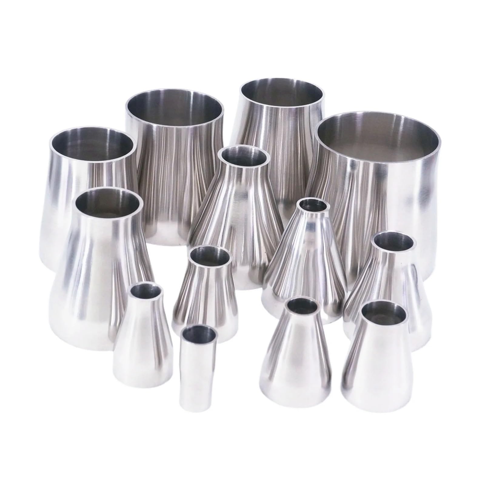 Rnumligh One Color Rnumlig 1Pc Reduce O.d 76Mm To 57Mm 304 Stainless Steel Weld Concentic Reducer Pipe