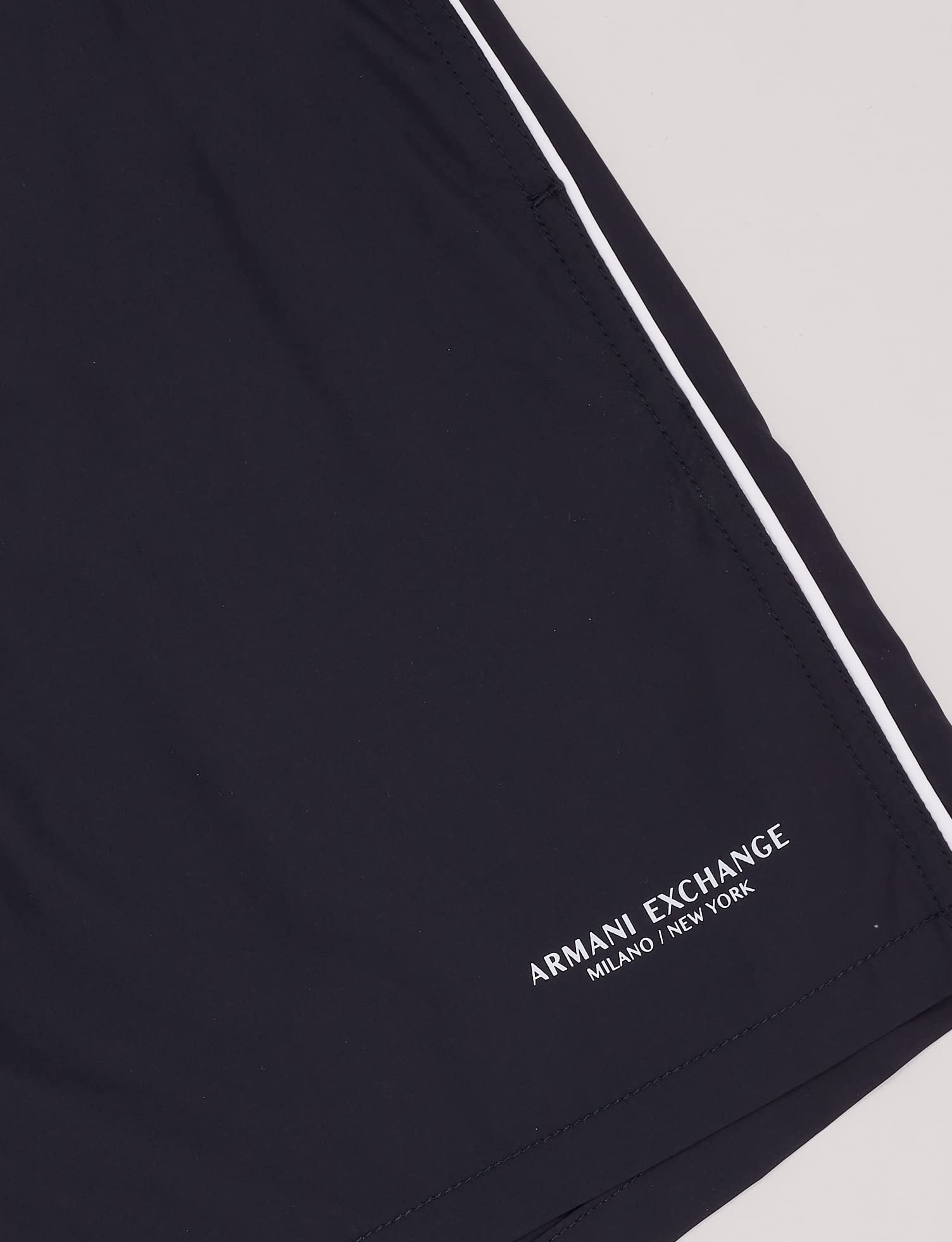 Armani Exchange Men's Standard Milano/New York Swim Trunk, Navy, Medium