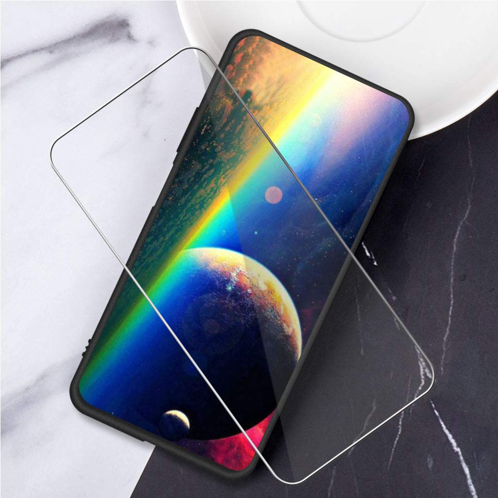 Custodia + Vetro Temperato Per Wiko View 5 Plus - Morbida Silicone TPU Nero