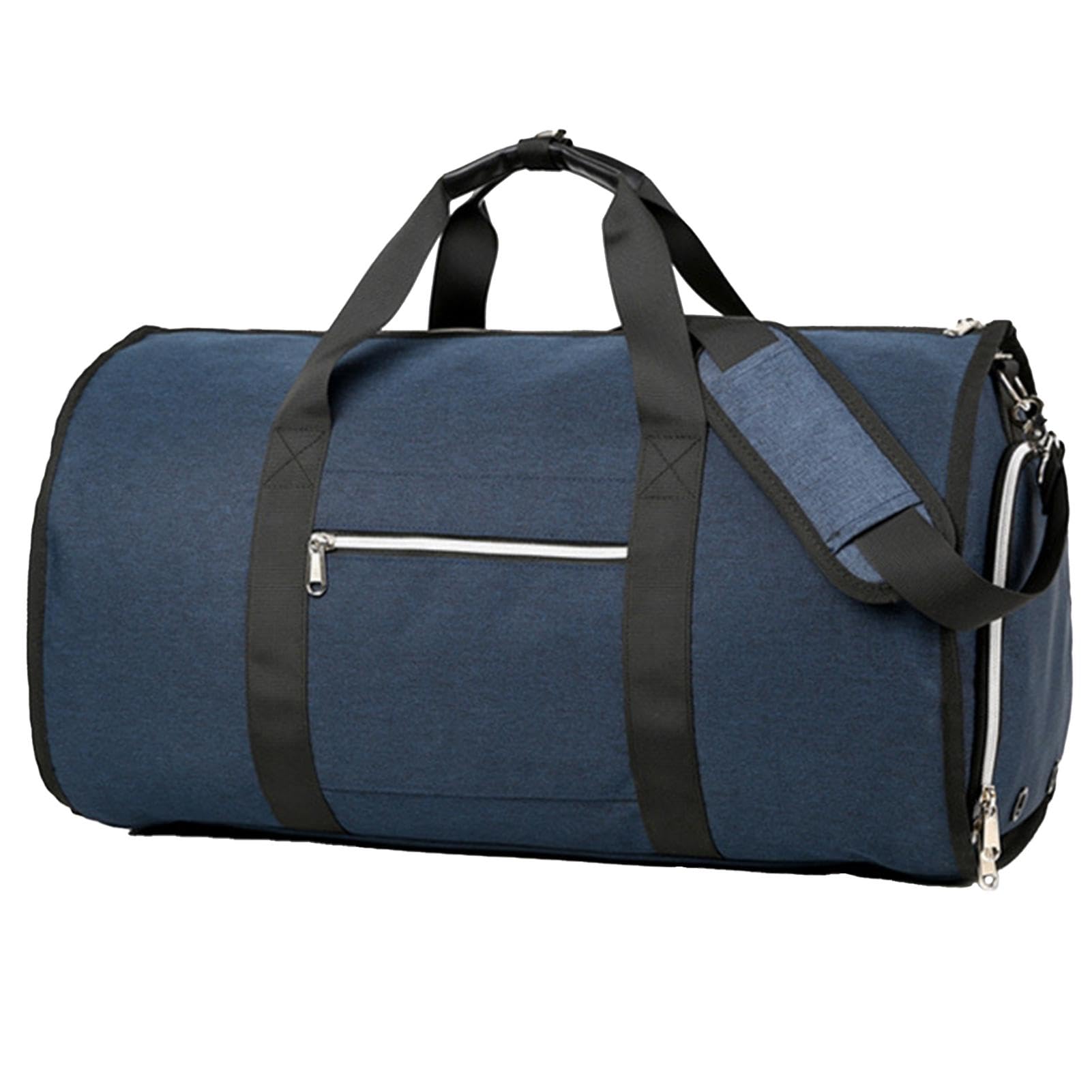 Borse per indumenti da viaggio da 50 l, borsone per indumenti, borsa per indumenti convertibile, borsa impermeabile 2 in 1, organizer per bagagli per il fine settimana durante la notte, per uomini e