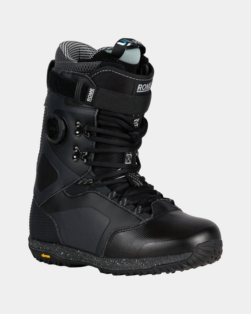 Rome Mens Libertine Pro Hybrid Boa Hybrid Boa Snowboard Boots - 2024/2025 Black | 9