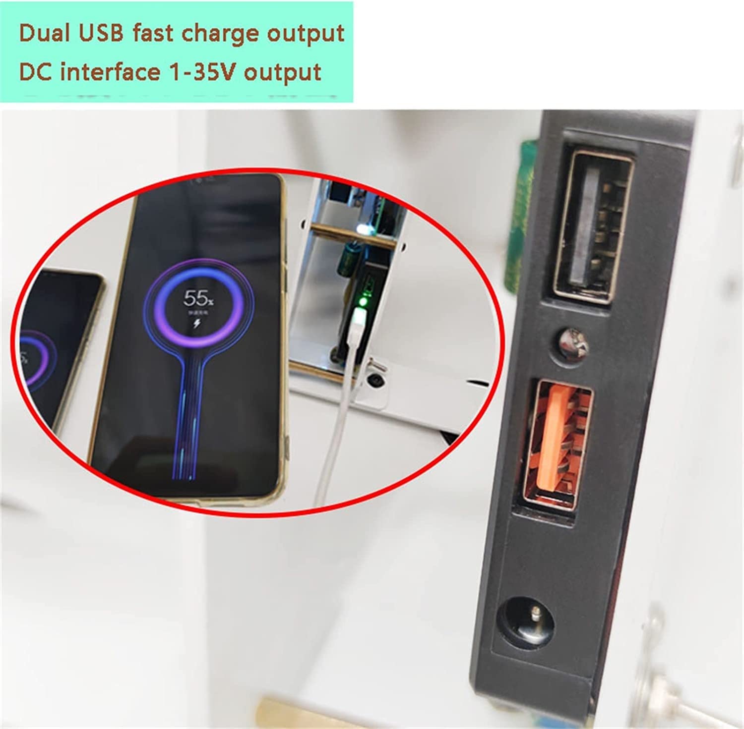 Przenośny generator pedałów z podwójnym szybkim ładowaniem USB i wyjściem DC do fitnessu i zasilania awaryjnego na zewnątrz