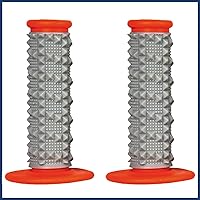 Vista 7 de SCAR Single Density Half Waffle Soft Compound Motorcycle Hand Grips Motocross Dirtbike MX Enduro Supermoto Handlebar Grip