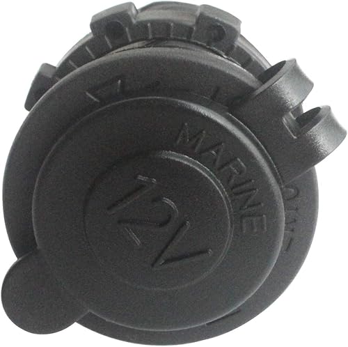 BANDC Impermeable Marine Motocicleta ATV Rv Encendedor Toma de corriente Toma de corriente Receptáculo 12v Enchufe