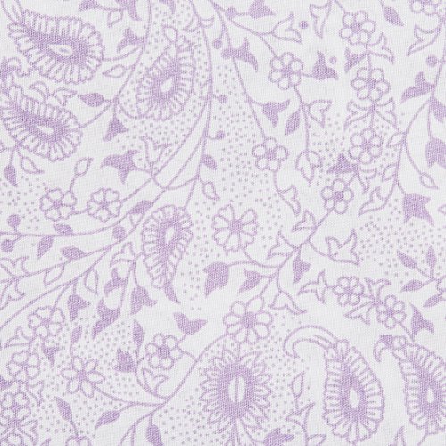 Image of Amazon Basics Lightweight Super Soft Easy Care Microfiber 3-Piece Bed Sheet Set with 14-Inch Deep Pockets, Twin XL, Lavender Paisley, Machine Wash Warm, Tumble Dry Low