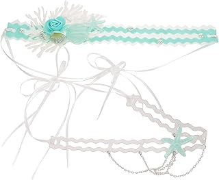 1 Conjunto De Colares Femininos Ternos Para Mulheres Gargantilha Colar De Praia Acessórios De Sereia Para Mulheres Colar De Sereia Jóias De Praia Mulheres Clavícula Cadeia Bohemia