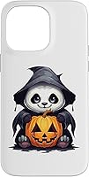 Vista 21 de iPhone 16 Panda Halloween Panda Lover Panda Pumpkin Halloween Case