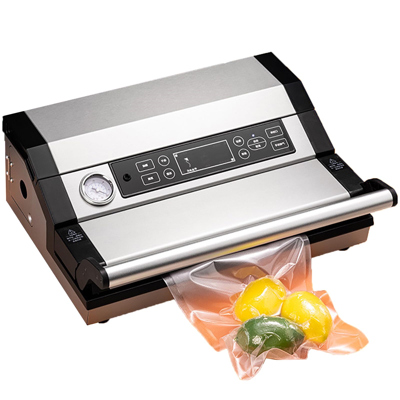 FHRKA Double Seal Powerful Food Sealer, Vacuum Sealer Machine, Hand Operation Food Storage With Build-in & Roll Storage