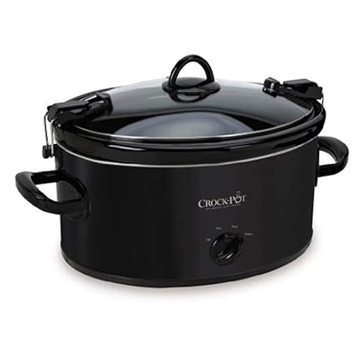 Crock-Pot Cook and Carry Portable Manual Slow Cooker, Black - SCCPVL600-B, 6 Quarts