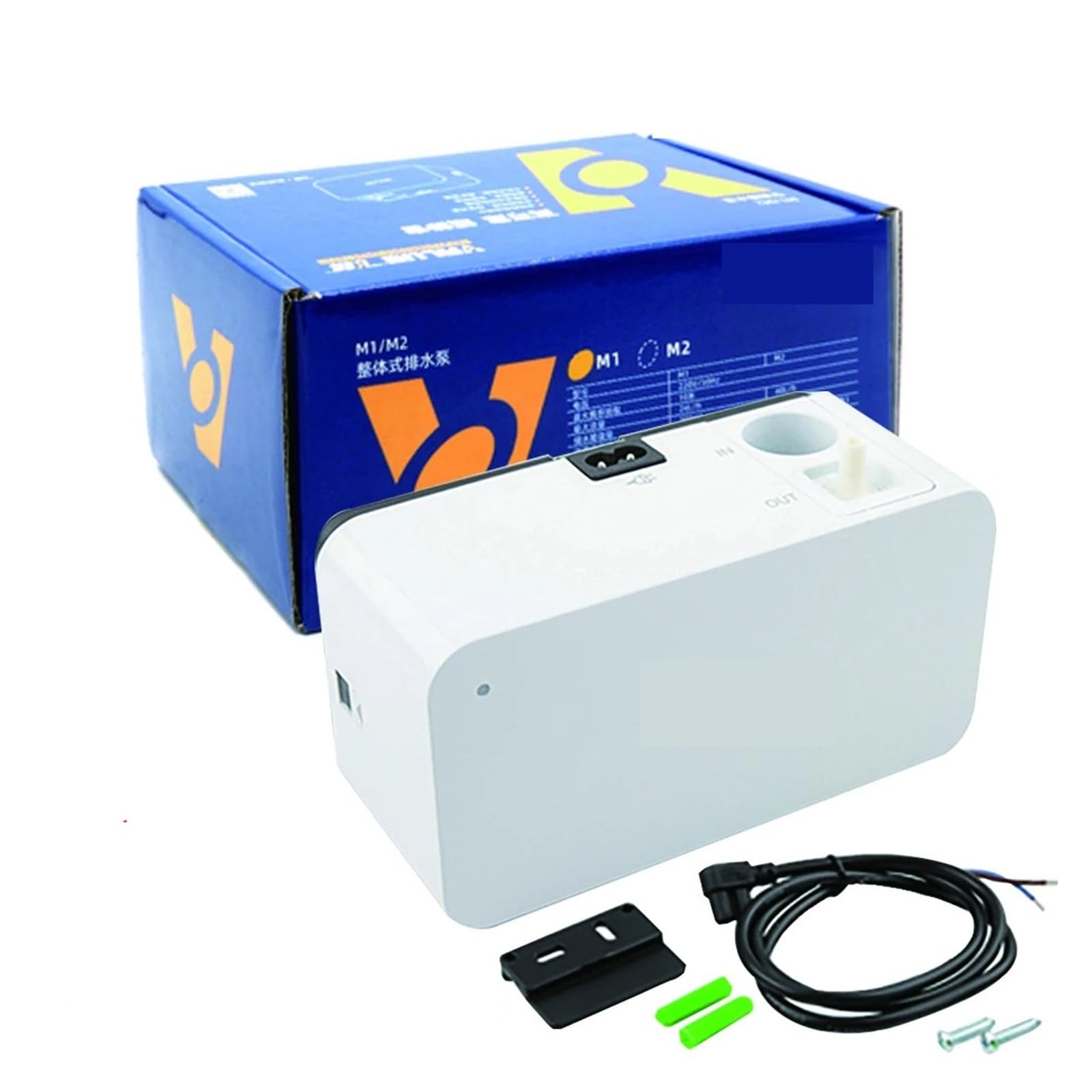Pompe de relevage de condensats automatique 110V 220V avec crochet pour climatiseur
