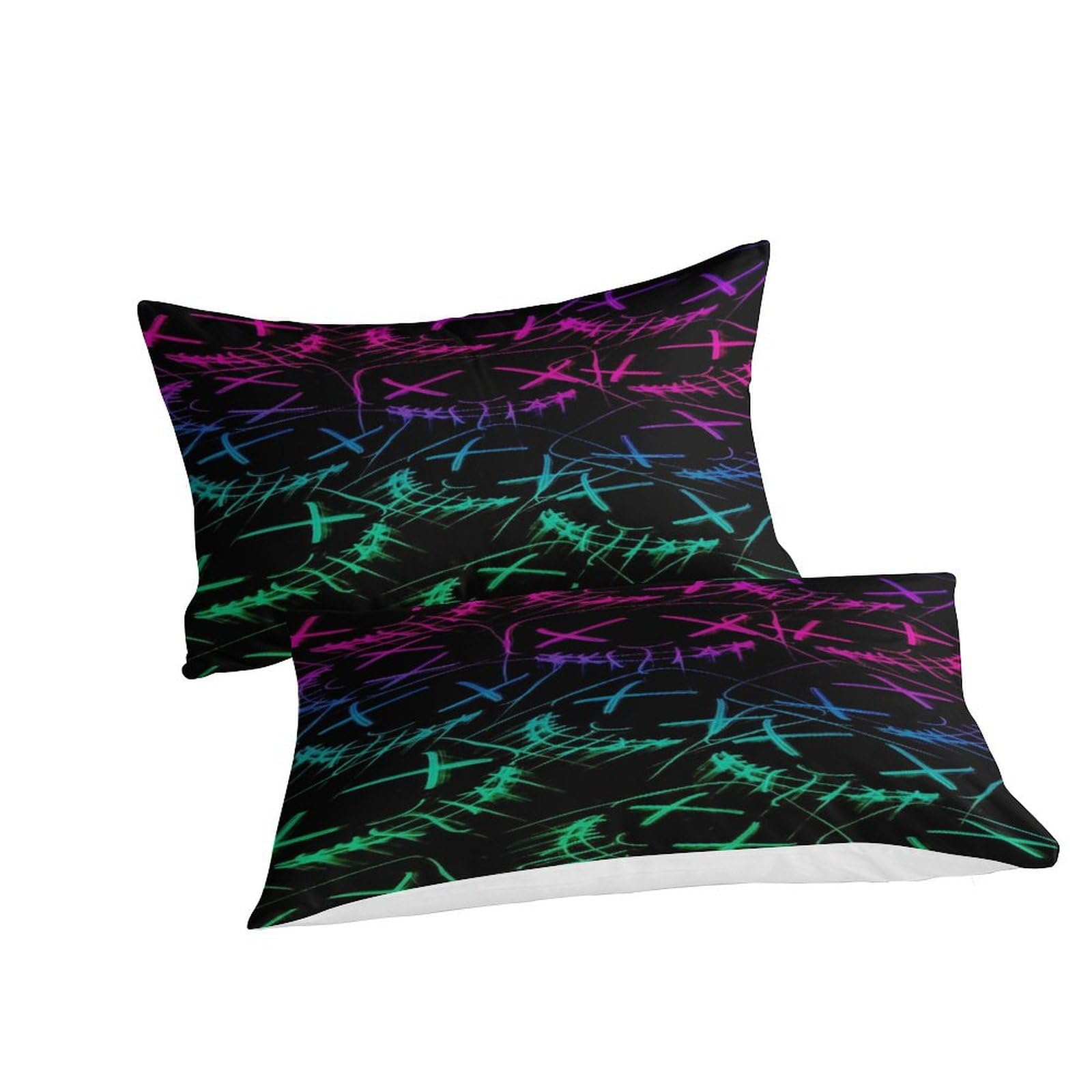 Locutor de música Pop Funda De Edredón 3D Neón Edredón De Plumón Microfibra Suave Apto para Niños Y Jóvenes con Funda De Almohada Super King（260x220cm）