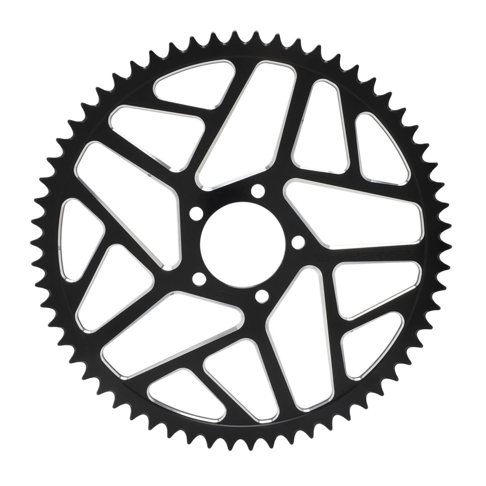 NKURTPC Motorcycle Sprocket Fit For Surron Lightbee S X Segway X160 X260 Talaria Sting JFG Motorcycle 58T 62T Chain Sprocket(Black 58T)