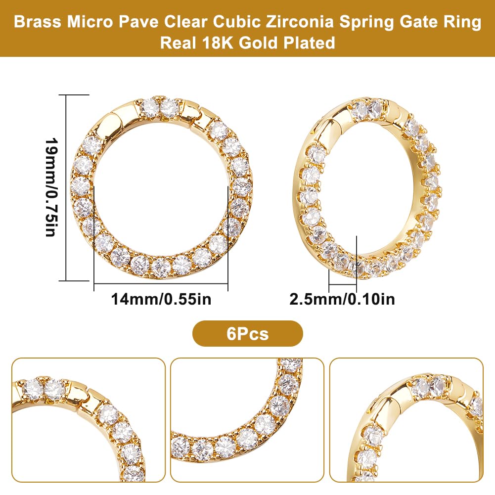 キーホルダー CIRCLE ZIRCONIA CARABINER