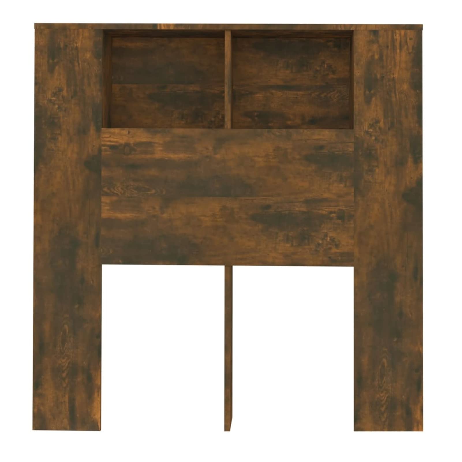 DJEKA tête de lit avec Rangement 100 Tete de lit 100 cm Bois têtes de lit pour Adulte-Chêne fumé-2-100x18,5x104,5 cm