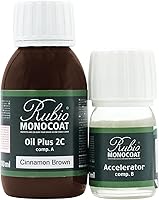 Vista 31 de Rubio Monocoat Aceite para Acabado de Madera 175 pies² - Puro Oil Plus 2C Aceite de Linaza para Madera Rápido de Secar, Ecológico para Uso
