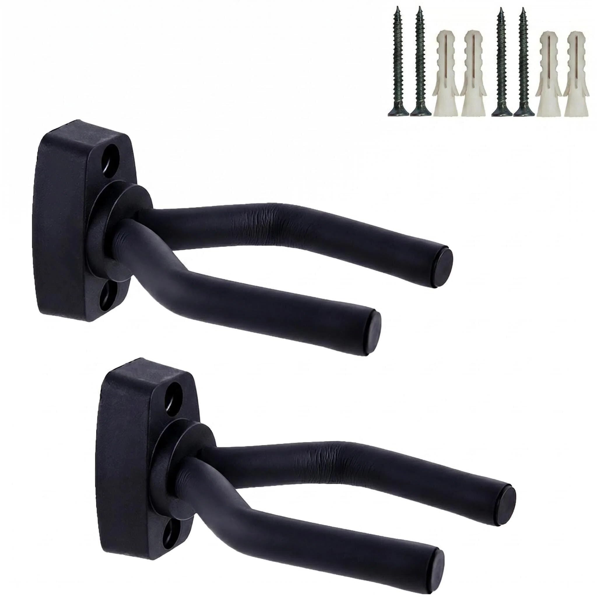 CAIHONG Guitar Wall Mount 2 Pack, Wall Hanger Hook Bracket Holder Display Stand
