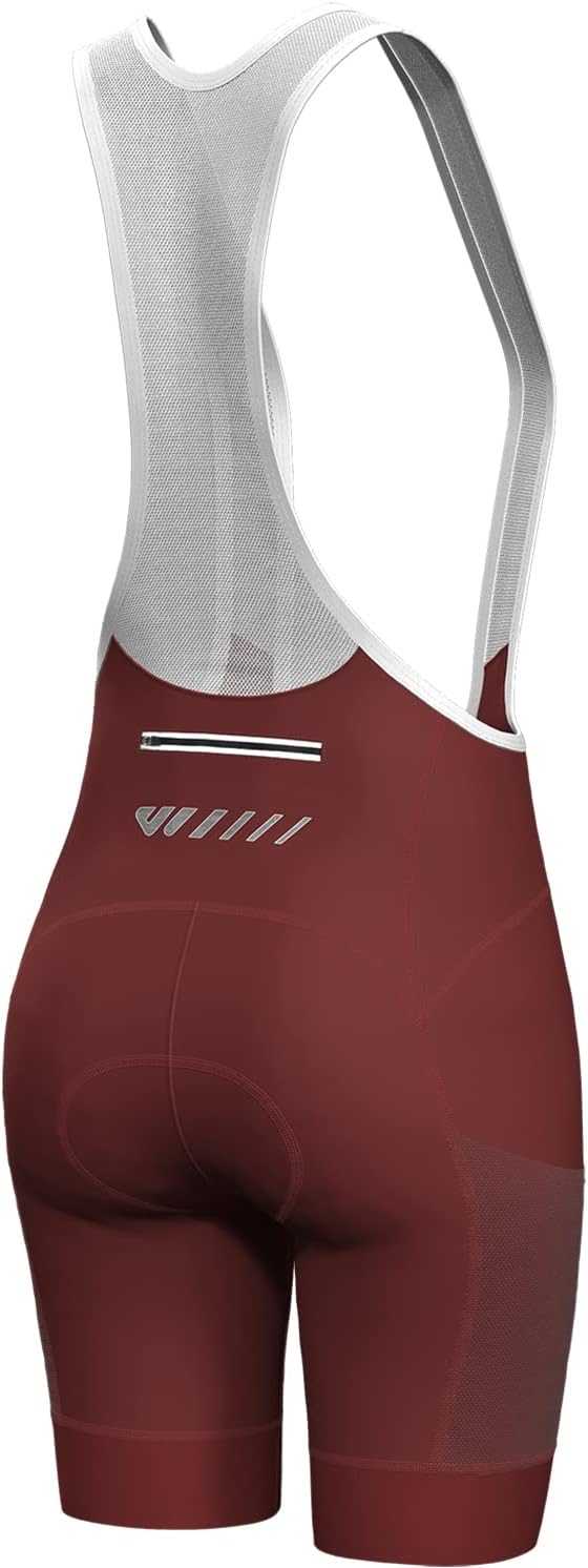 Cycling Bibs Women Padded Bike Shorts Womens Bicycle Shorts with Padding 4D Biking Pants with Mesh Pockets