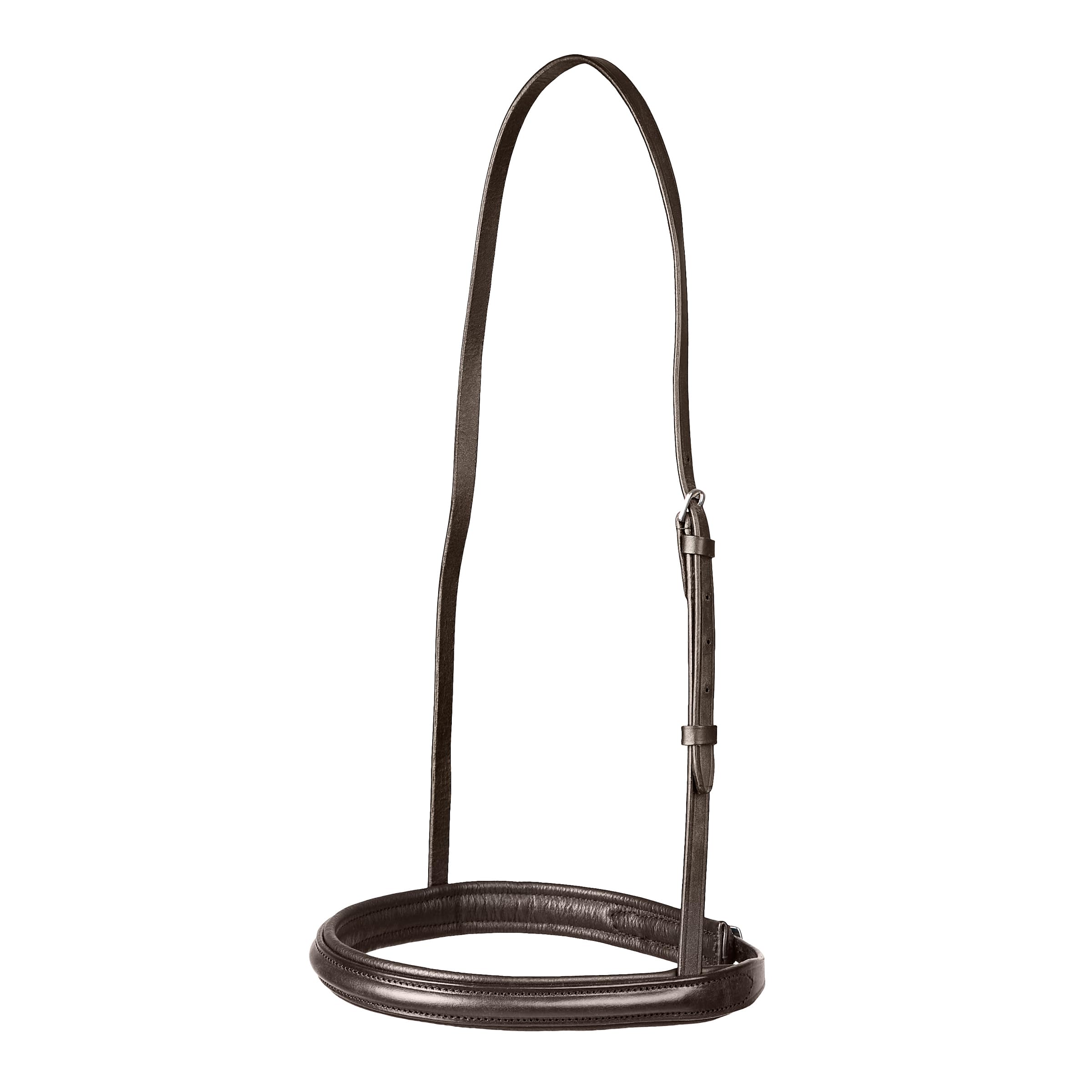 Dublin Padded Cavesson Noseband, Brown, Full