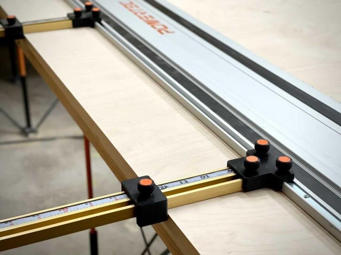 ToolCurve Parallel Guides Compatible with Powertec Track Saw Guide Rails