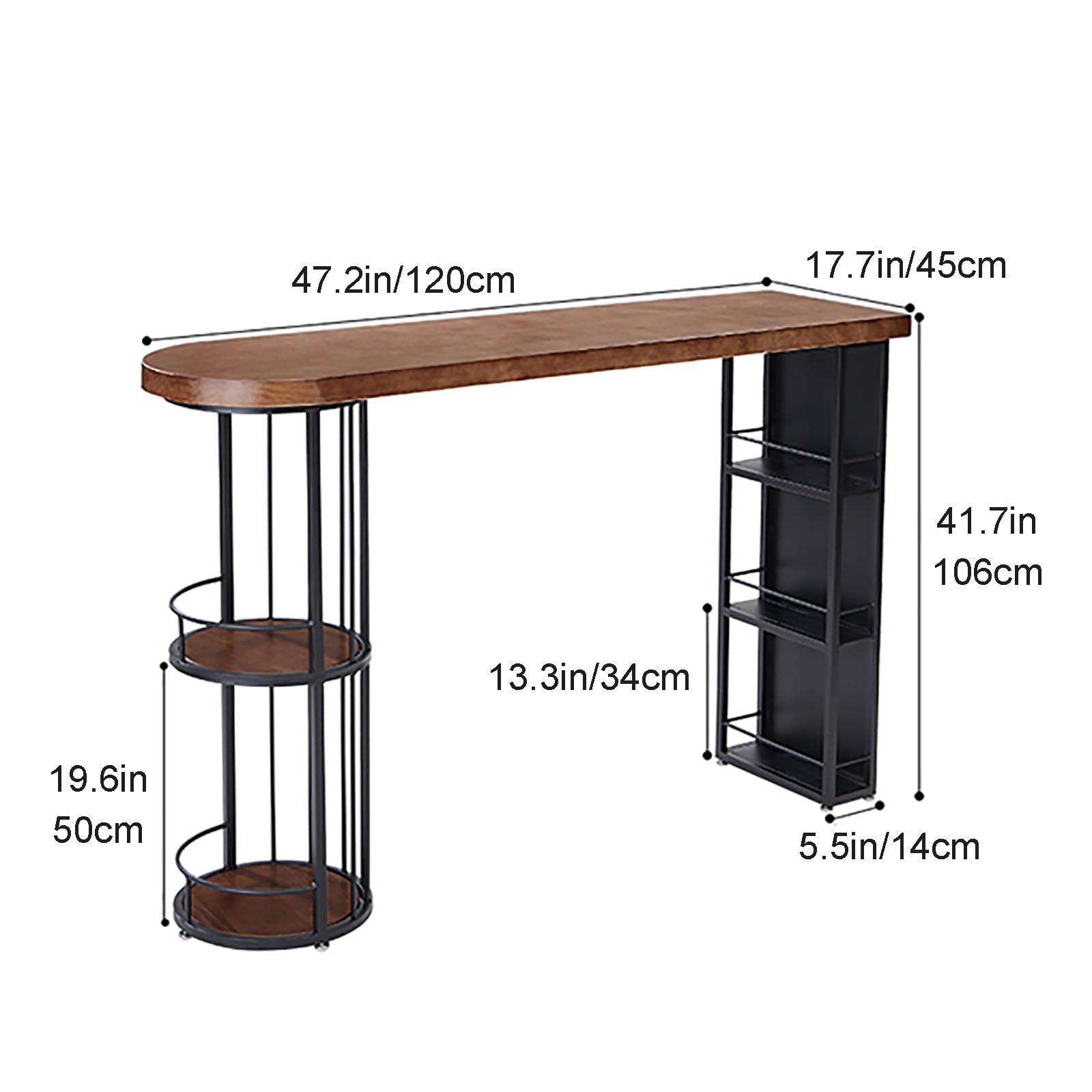 Amazon.com: WZFPXIGWE Bar Table - Counter Height Dining Table W