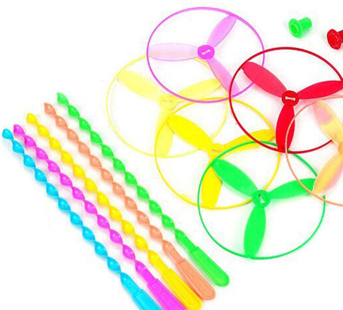 Flying Disc Toys for Children, Fun Fly Toys for Indoors Outdoors Children Aged 5 Years Old & Up (24-Pcs) Multicolor Party