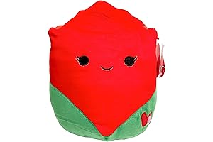 Squishmallow Kellytoy Valentines D Squad Plush Toys Soft Plush Animal (8/'' Walsh The Rose)