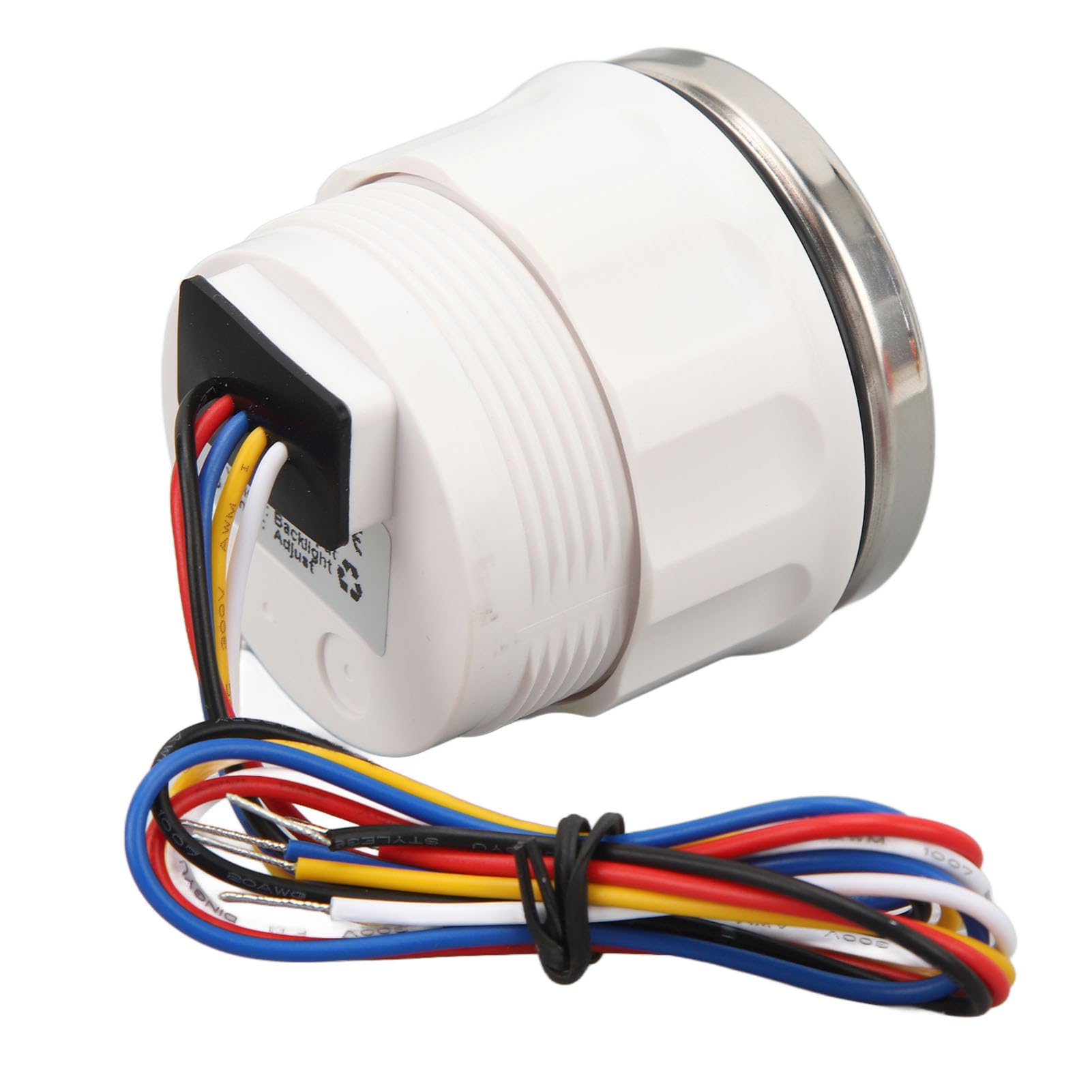 Indicatore della Temperatura Dell'acqua, 52MM da 40 a 120 °C Termometro con Puntatore DC9 a 32V con Retroilluminazione per Camper Yacht Barche da Pesca Navi (Quadrante nero