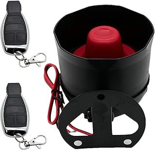 Alarm System for Car - 12V Security Protection With 2 Remote Controls, Adjustable Sensitivity, Loud & Clear Sound