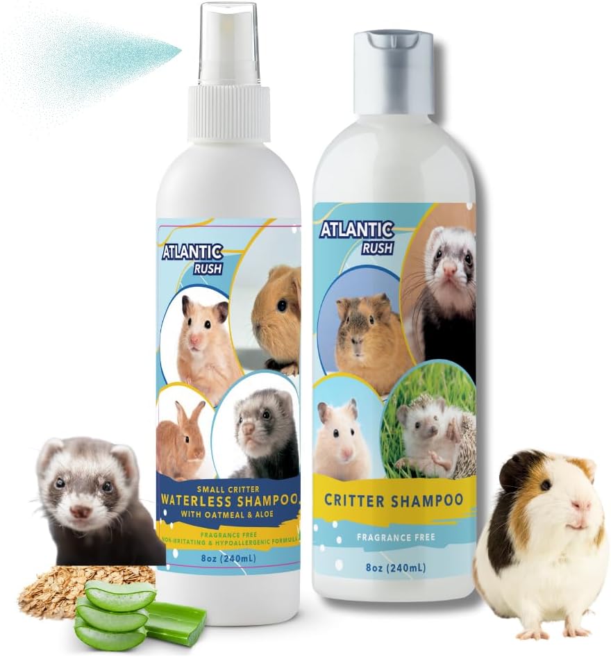 Small Critter Shampoo and Waterless Shampoo Bundle 8oz