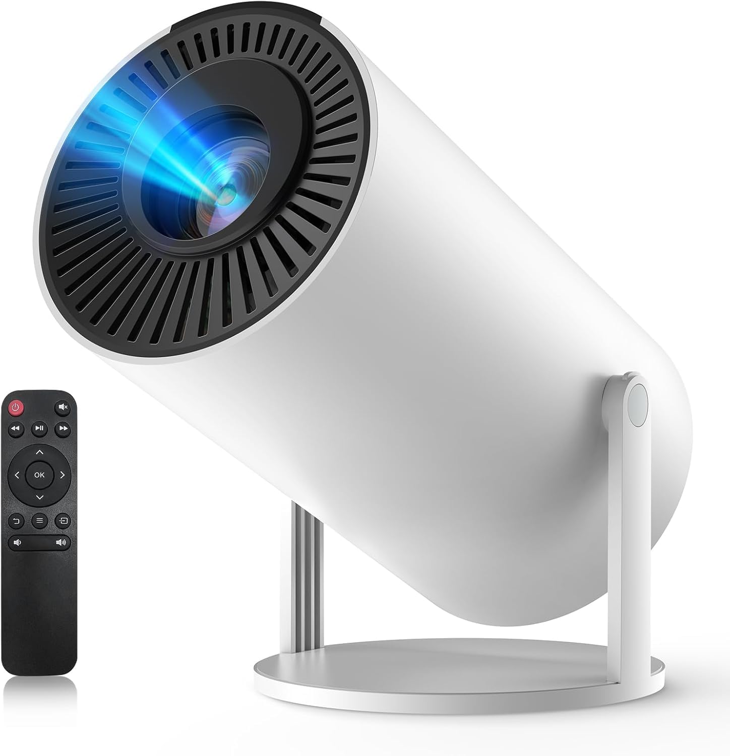 最終価格！定価10999円の限定1名大特価⭐️ 新品未使用品✨️ プロジェクター 小型 天井投影 180°回転 ミラリング 小型プロジェクター 1080P 4K対応 家庭用 ホームプロジェクター