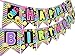 Emoji Rainbow Happy Birthday Banner Pennant Tween Birthday Teen Birthday