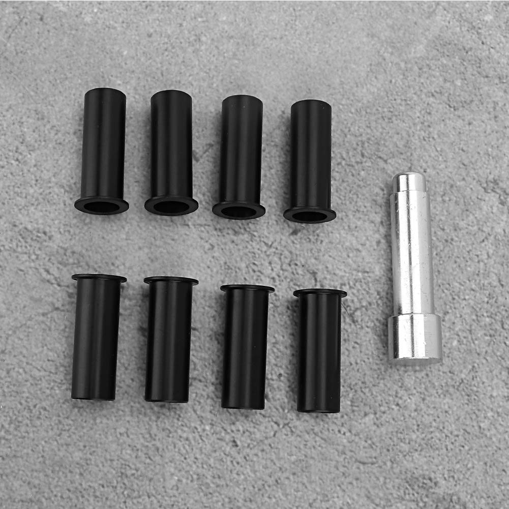 8 Pz Porta Cerniera Pin Fodere Boccole Kit Fit Per Jeep Wrangler JKU 07 18 2 Porta per Jeep Jk Cerniere della Porta Boccole Boccole per Wrangler Fodere Cerniere Delrin Jl Liner Inserti 2016