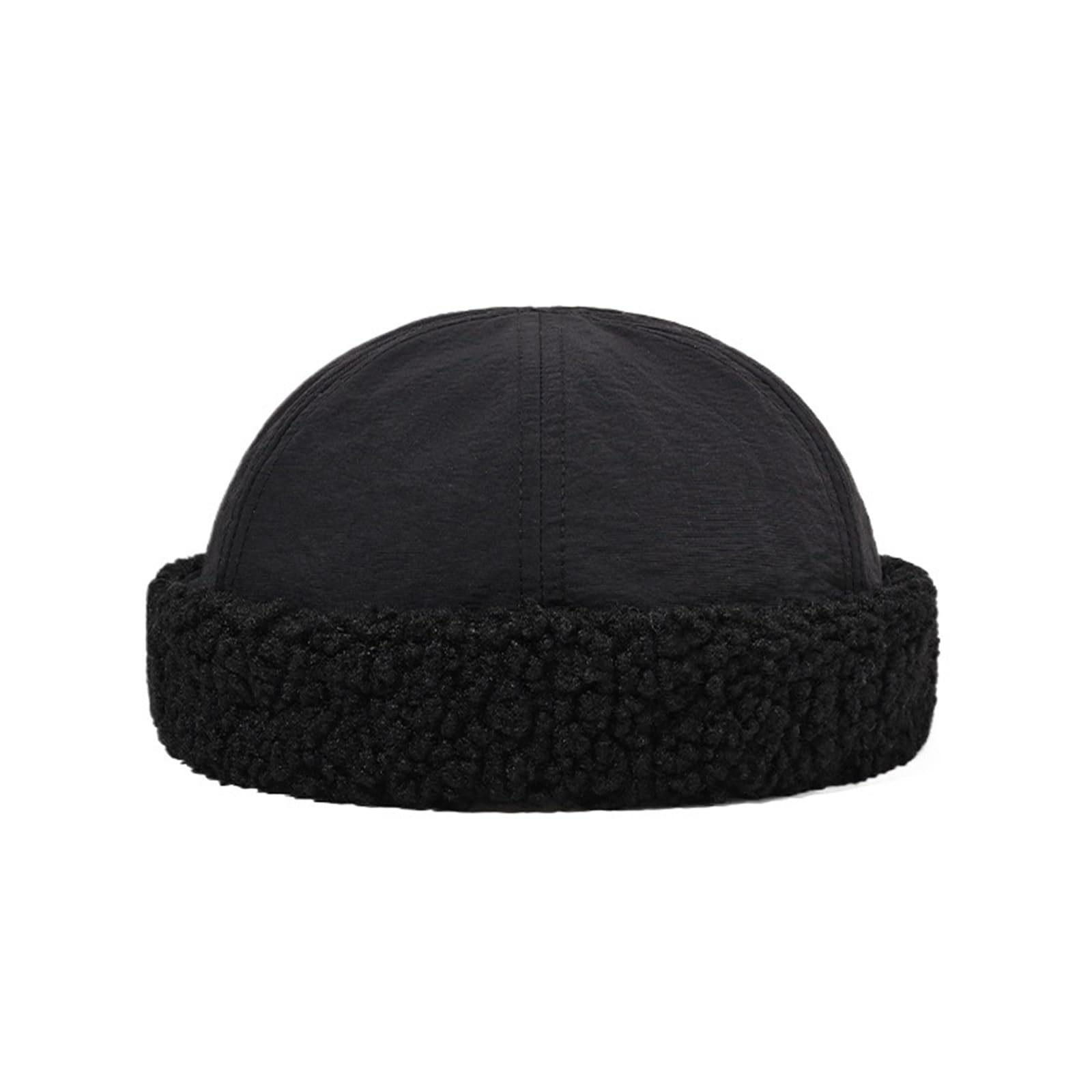 Casquette d'hiver sans visière pour couper le vent froid sans transpirer