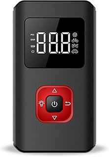 Kiboule Compressor de ar elétrico portátil inflador de pneus recarregável bomba de inflador elétrica sem fio bomba de pneu de carro detecção digital da pressão dos pneus com cabo de carregamento USB