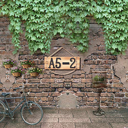 3 Inch Wrought Iron House Number, Matching Screws Included Black Number 3 #TOP2